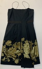 Elie Tahari Katey Black Gold