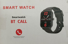 BT Call Smart Watch Sleep Heart Rate Monitoring Fitness Tracker In Pink Strap  