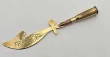 WW1 Brass Trench Art Letter