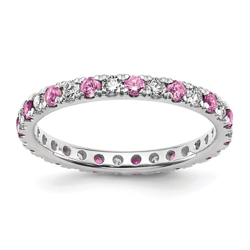 14k white gold - white, 3/8
