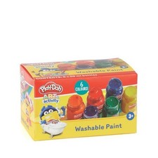 Washable Paint for Kids Toddler Baby-Finger Craft Non Toxic,Pack of 6 Paints Set