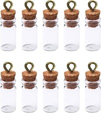 10 PCS Small Glass Bottles