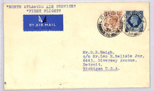 GB AIR MAIL First Flight NORTH