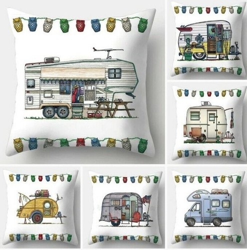 Retro happy campers tent - retro,