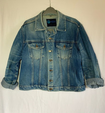 Weldon Original Denim Sequin Pineapple Jacket Size 18