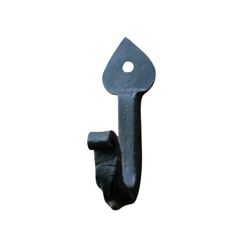 Black hook vintage wrought - hook,