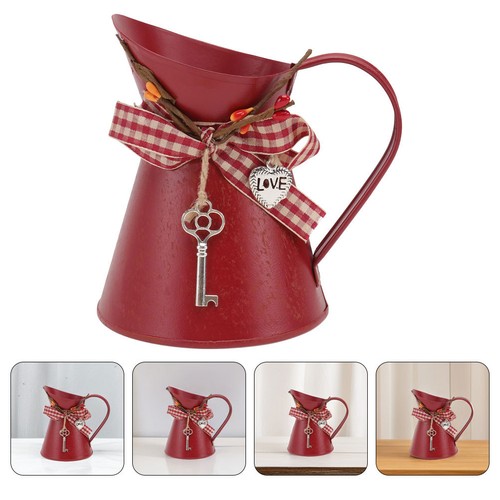 2pcs rustic iron flower jug - 2pcs,