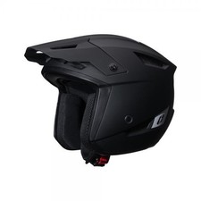 JITSIE HT1 SOLID KIDS TRIALS BIKE OPEN FACE HELMET. BLACK. KIDS / YOUTH SIZES!!