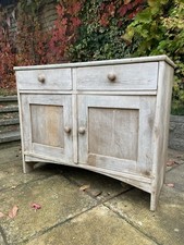 Victorian Antique Kitchen Pine Sideboard Cupboard Rustic 91.5x73x40cm DELIVERY