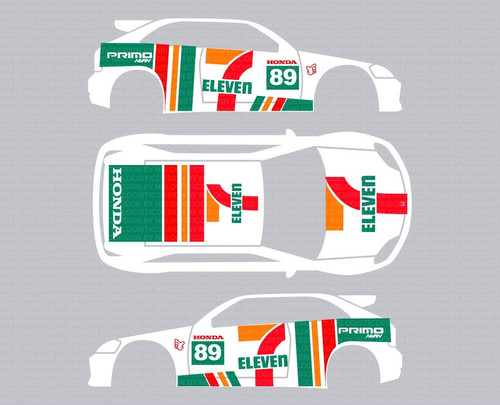 Honda ek9 racing universal - honda,