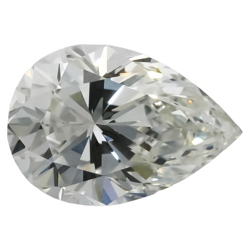 Gia certified vvs2 pear - certified, vvs2/g