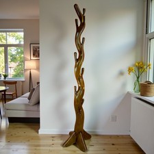 Suar Wood Coat Rack Coat Hooks
