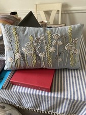 The Cotswold Company - Rectangular Cushion 'Wild Flowers' scene VGC