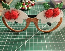 Christmas Pudding Novelty Glasses