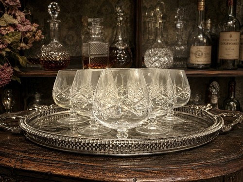 Set large crystal vintage - 6,
