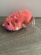 Zhu Zhu Pet Hamster Pink Mrs Peabody Interactive Small Toy 
