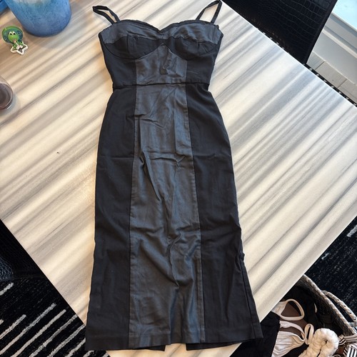 Stop staring dress - large, black