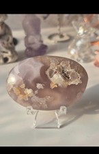 Pretty Flower Agate Palm stone