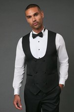 Burton Mens Tuxedo Waistcoat