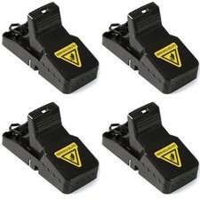 4x Reusable Mouse Traps Snap