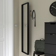 IKEA NISSEDAL Large Wall Mirror Black Frame, 40x150cm