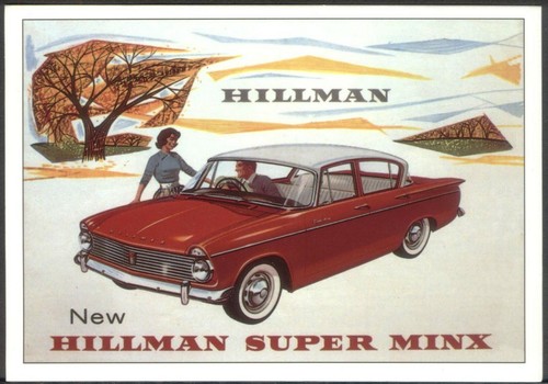 Modern postcard the hillman - the,