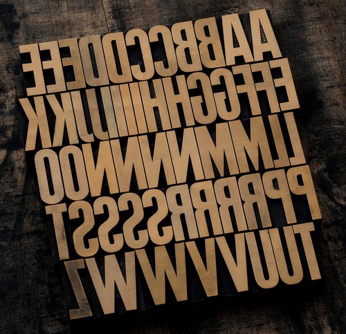 Letterpress printing blocks - letterpress,
