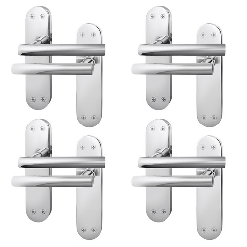 Chrome door handles 4 pairs - |,