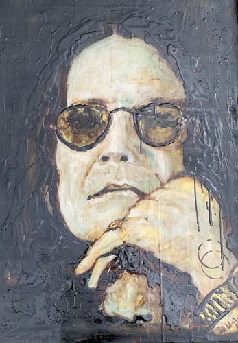 Ozzy osbourne coffee art - ozzy,