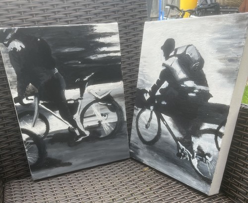 Cycling signed artwork by - cycling,