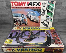 Tomy AFX Aurora Slot Car Daredevil Rally Golf GTi Peugeot 205 With Vertigo Track