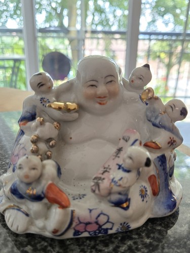Vintage oriental laughing - vintage,
