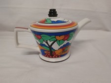 Sadler Colorful Art-Deco Style Tea Pot