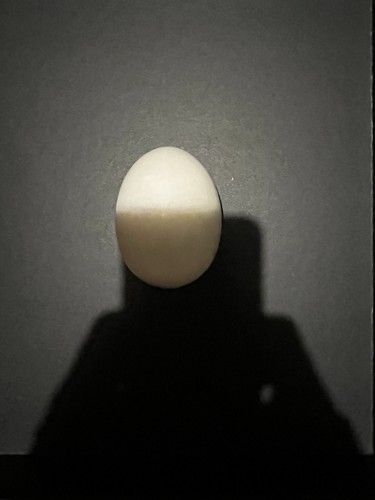 White egg shape stone - egg,