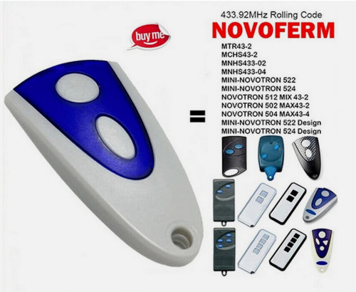 Novoferm garage door remote - novoferm,