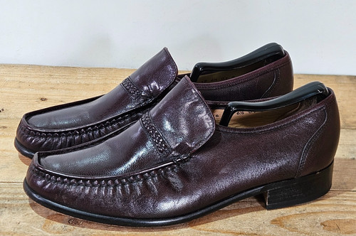 Grenson mens burgundy leather - grenson,