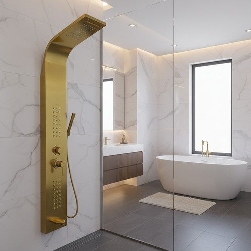 Manual thermostatic shower - manual,