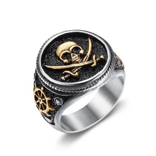 Vintage stainless steel ring - steel,