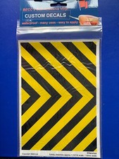 Chevron Warning Black & Yellow