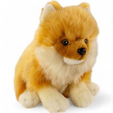 Carl Dick Pomeranian dog sitting, Soft Toy, Cuddly Toy