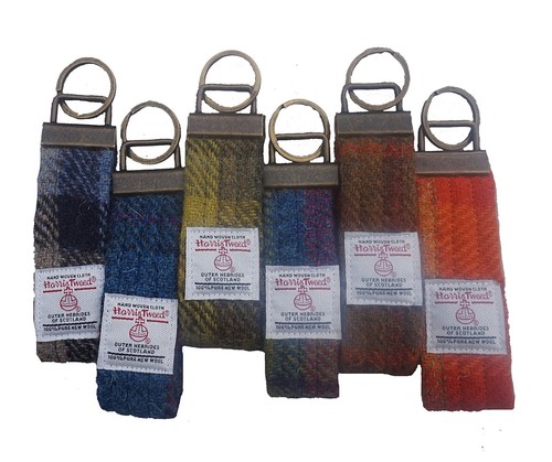 Harris tweed keyring - harris,