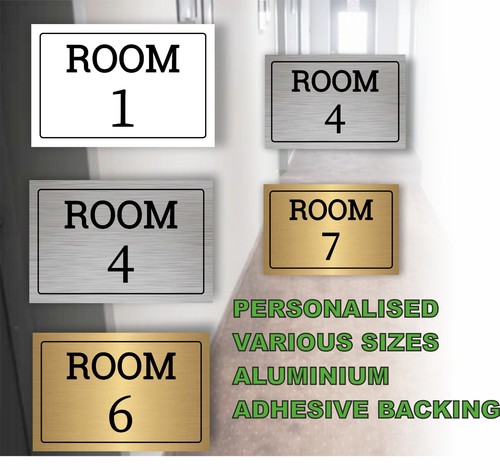 Numbered room personalised - room,