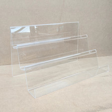 With lip 2 Tier 3 Tier Acrylic Display stand for mobiles phone ,jewelry display