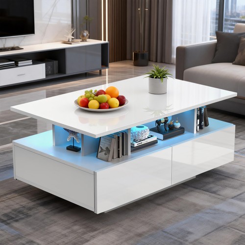 Modern glass coffee table - modern,