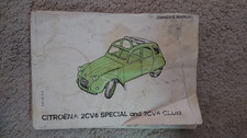CITROEN 2CV6 Special & 2CV6 Club Owner's Manual E. 83 AZ-X-A Original
