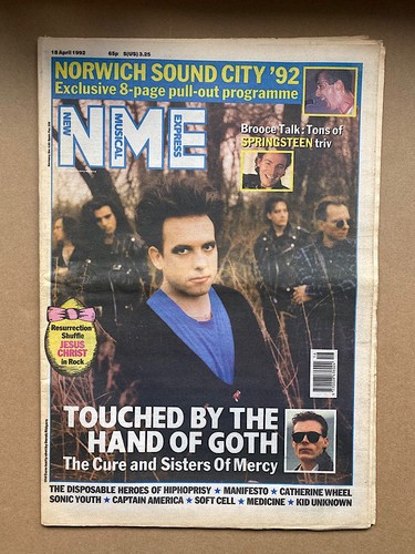 Cure nme magazine april - cure,