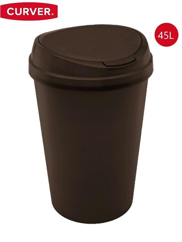 Kitchen bin 45l black touch - kitchen,