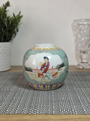 Vintage chinese famille - vintage, rose
