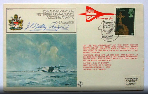 Scarce concorde flown cover - scarce,