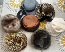 Joblot of Vintage Ladies Hats Women’s Vintage Hat Bundle